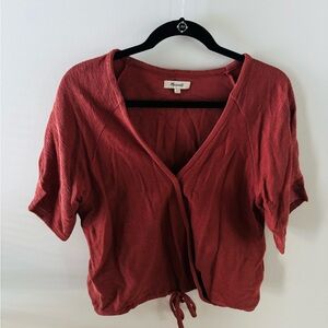 Madewell Rust Knit Sweater